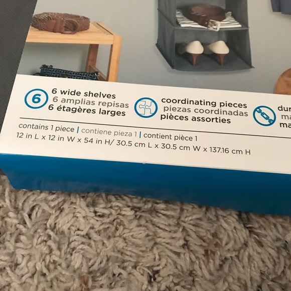 Honey Can Do 6 Shelf Hanging Organizer - Picture 3 of 3